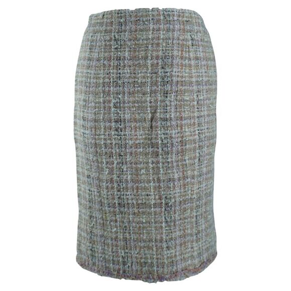 Chanel Light Multicolor Tweed Skirt